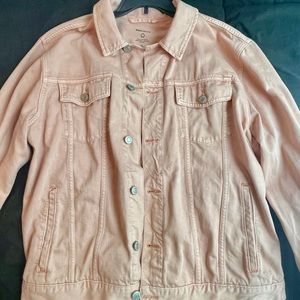 Pacsun pastel pink jean jacket. Size XL good condition